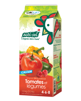 Acti-Sol Engrais 100% Naturel – Tomates et Légumes 4-6-8