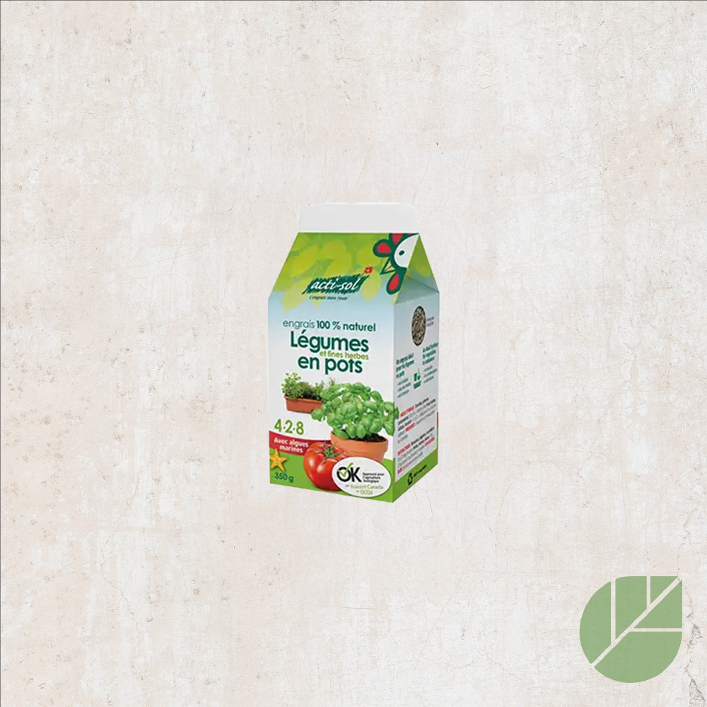 Acti-Sol Natural Fertilizer for Sprinkling on Vegetables and Herbs 4-2-8