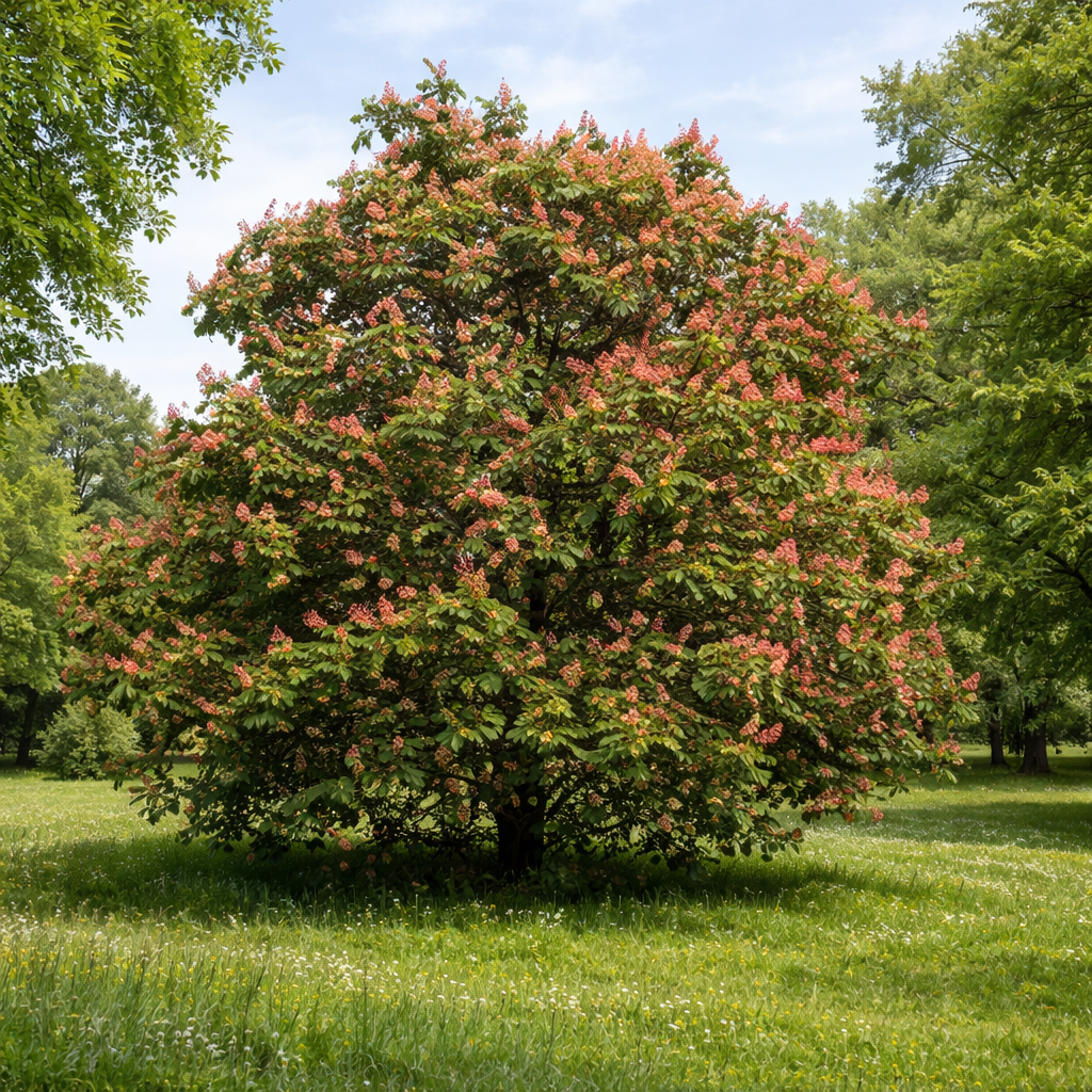 Aesculus × carnea 'Briotii'