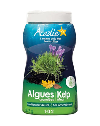 Emballage du produit « Algues granulées Acadie 1-0-2 », format 375gr