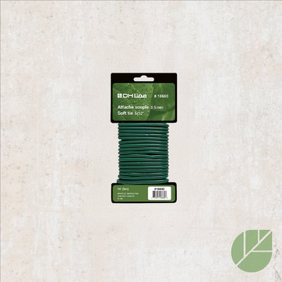 Attache souple 3,5 mm en rouleau de 5 m pour plantes et tuteurs