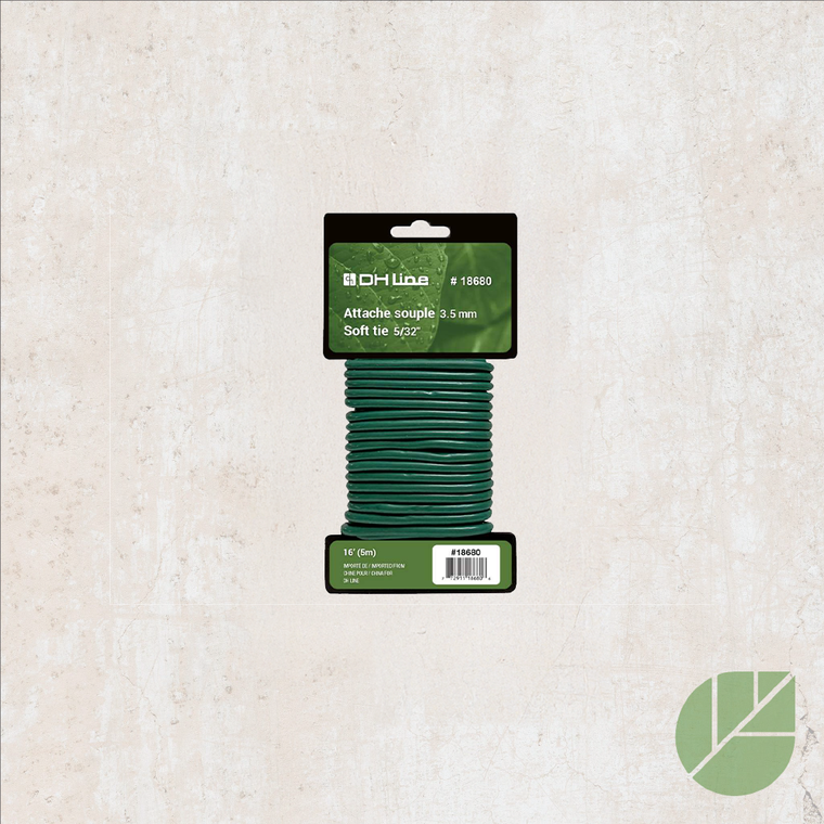 Attache souple 3,5 mm en rouleau de 5 m pour plantes et tuteurs