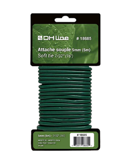 Attache souple 5 mm en rouleau de 5 m pour plantes et supports