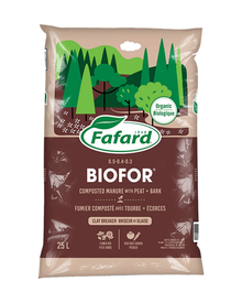 Compost Forestier BIOFOR® avec Tourbe et Écorces 1.2-0.8-0.5 – Fafard — photo sur fond blanc