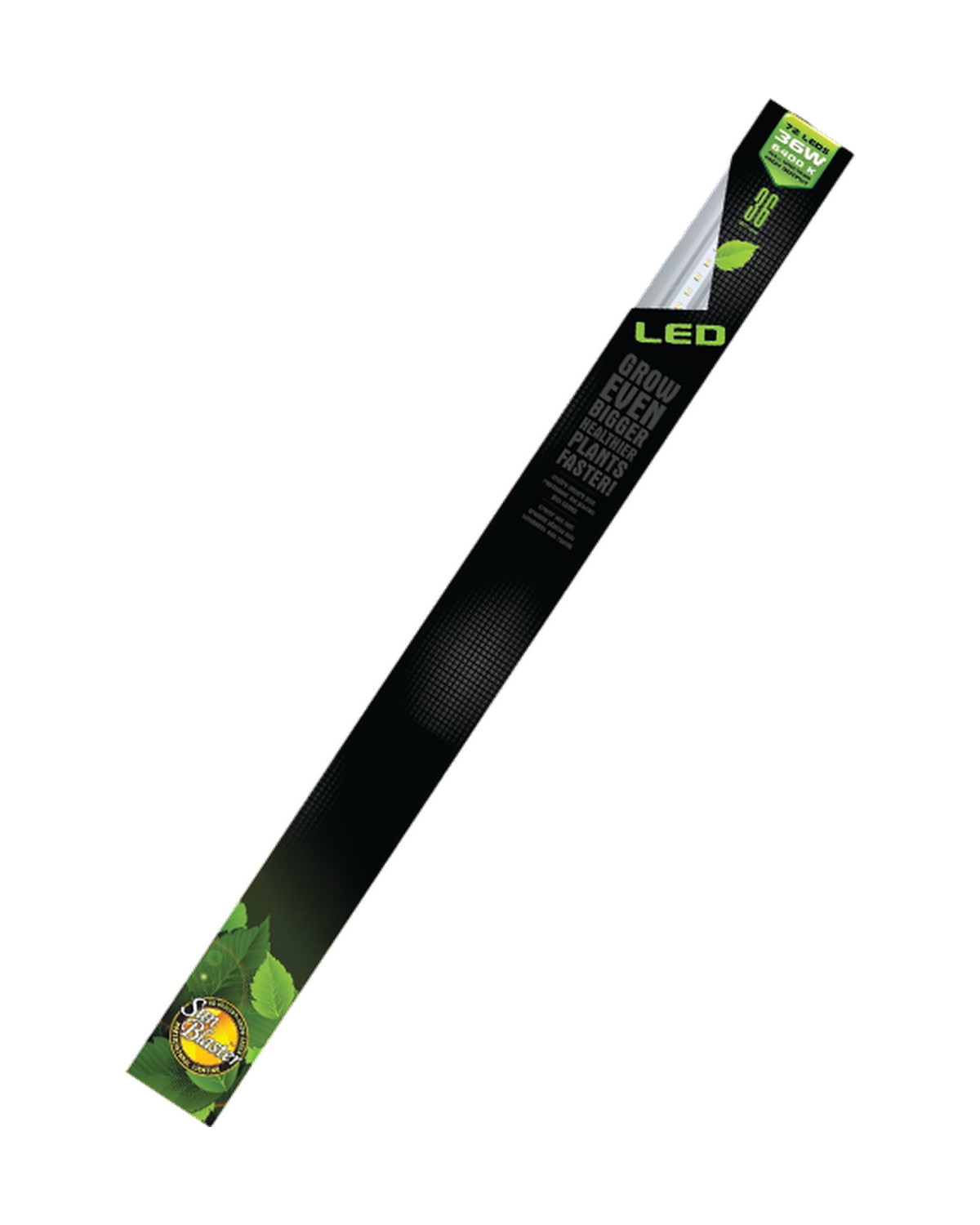 Barre LED SunBlaster 36″ - 36W, 6400K — photo sur fond blanc