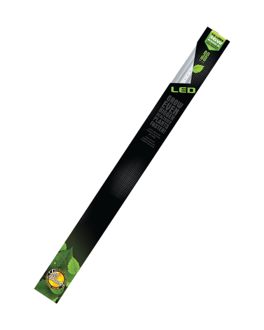 Barre LED SunBlaster 36″ - 36W, 6400K — photo sur fond blanc
