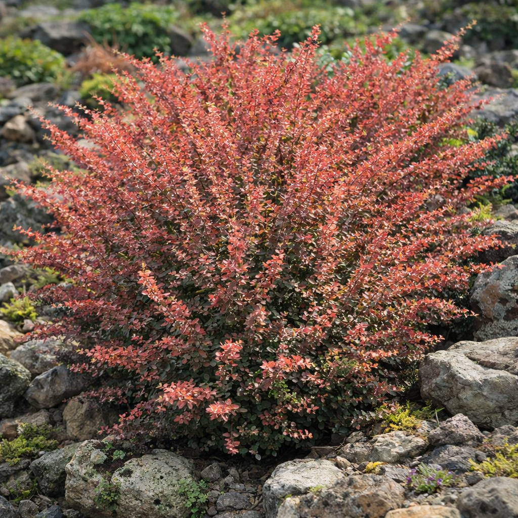 Berberis thunbergii 'Rose Glow'