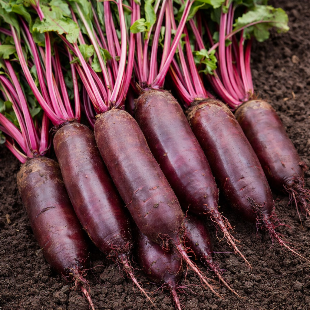 Organic 'Cylindra' Beetroot