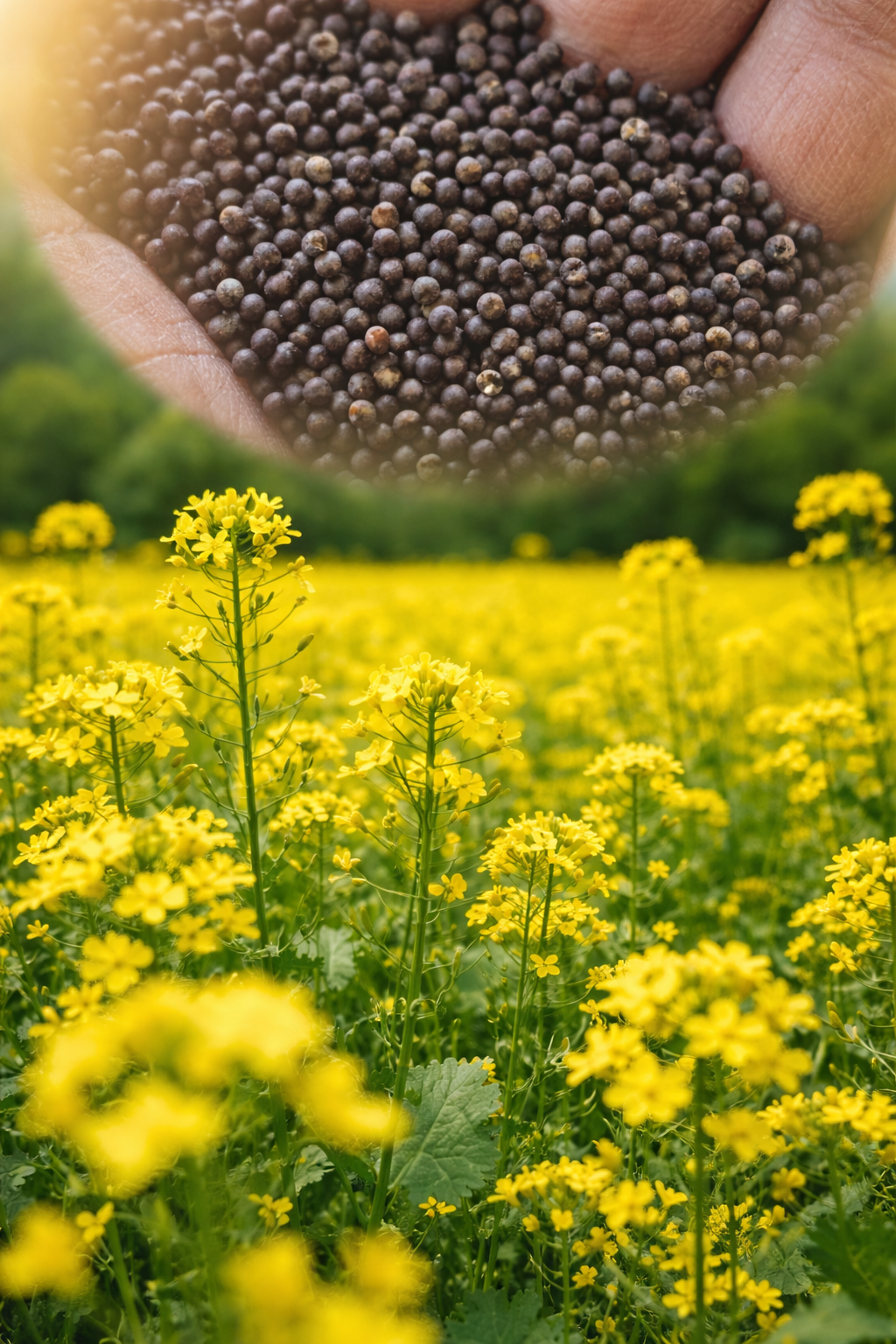 Moutarde noire bio (<em>Brassica nigra</em>)