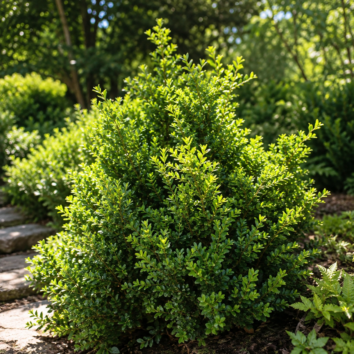 Buxus × 'Green Mountain Cone'