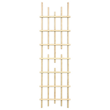Treillis de jardin en pin teint cèdre – 19 × 72 po