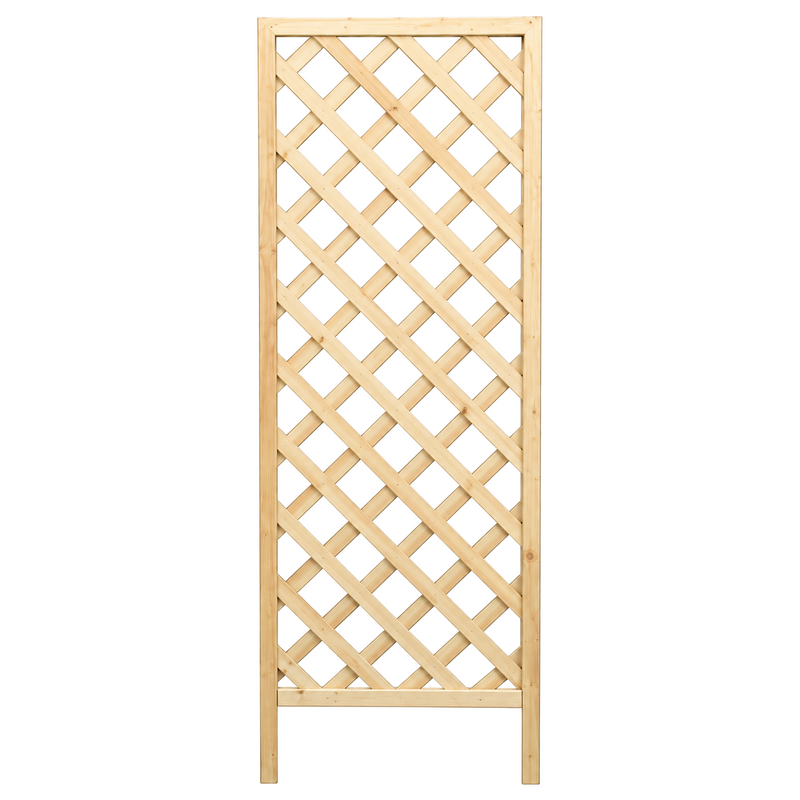 Treillis de jardin en pin naturel – 24 × 70 po