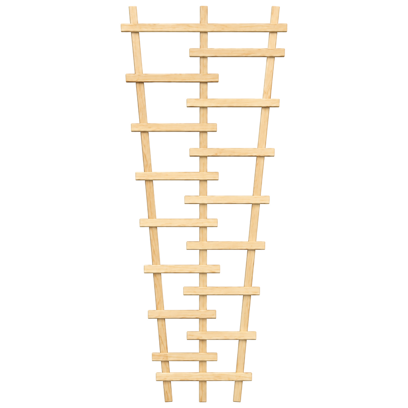Treillis de jardin robuste en pin naturel – 26 1/2 × 72 po