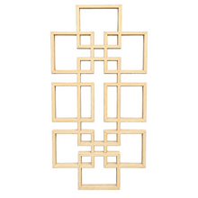 Treillis décoratif robuste en pin teint cèdre – 27 × 57 po