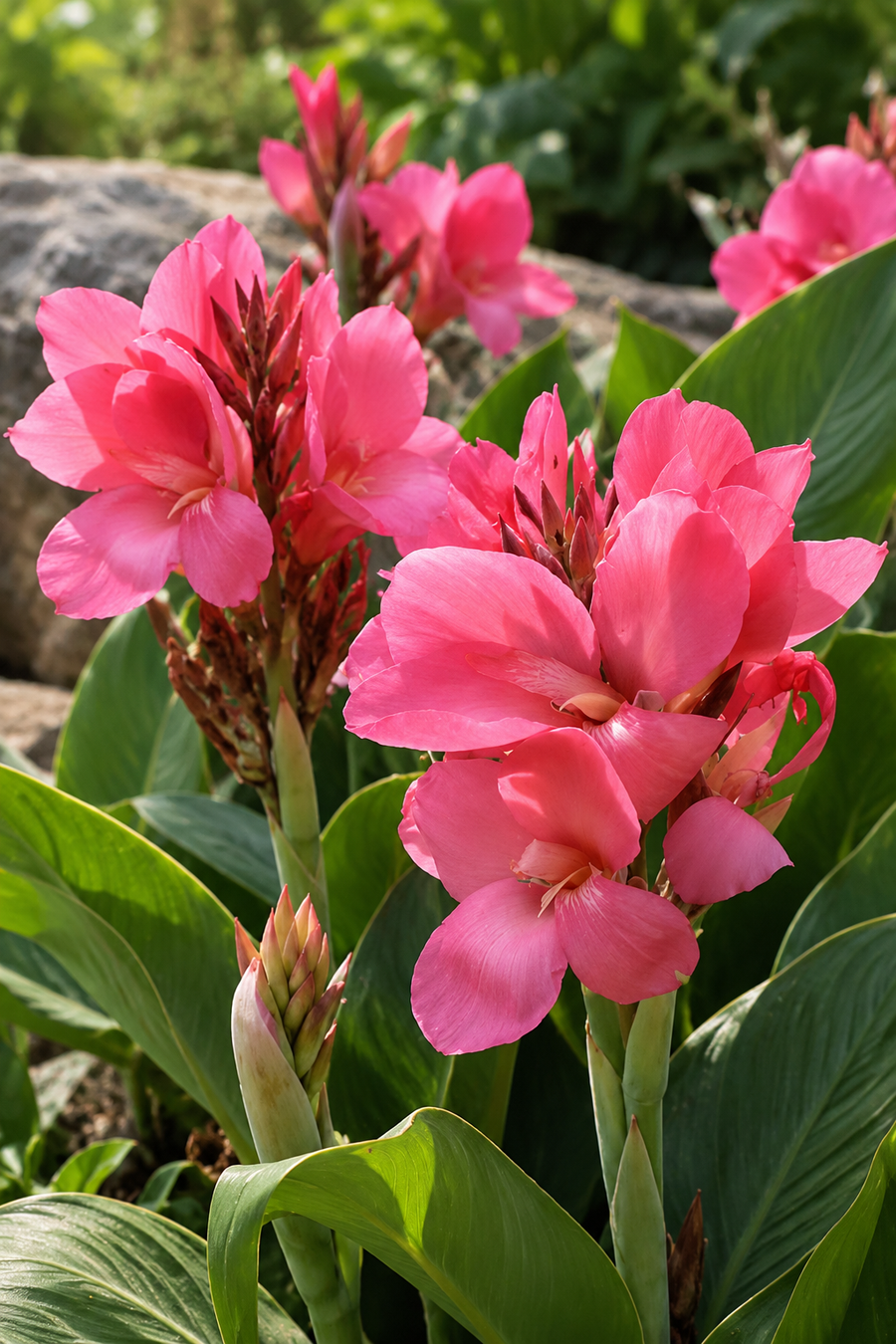 South Pacific™ Rose F1 canna (<em>Canna × generalis</em>)