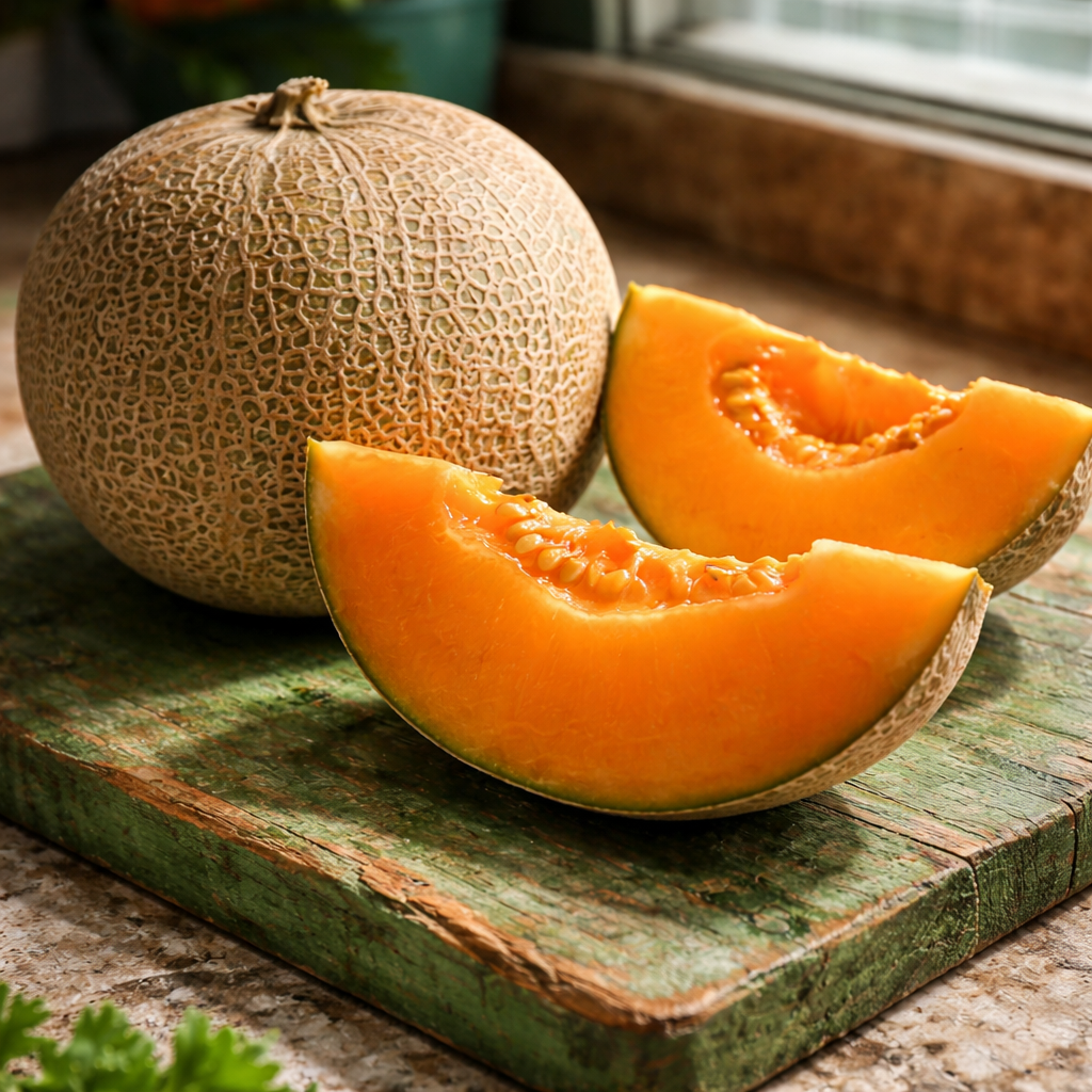 Cantaloupe 'Heart of Gold' organic