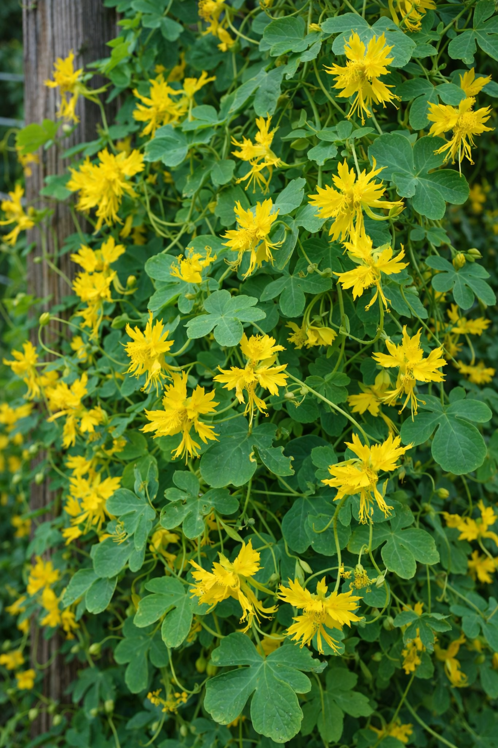 Nasturtium 'Canary Creeper'