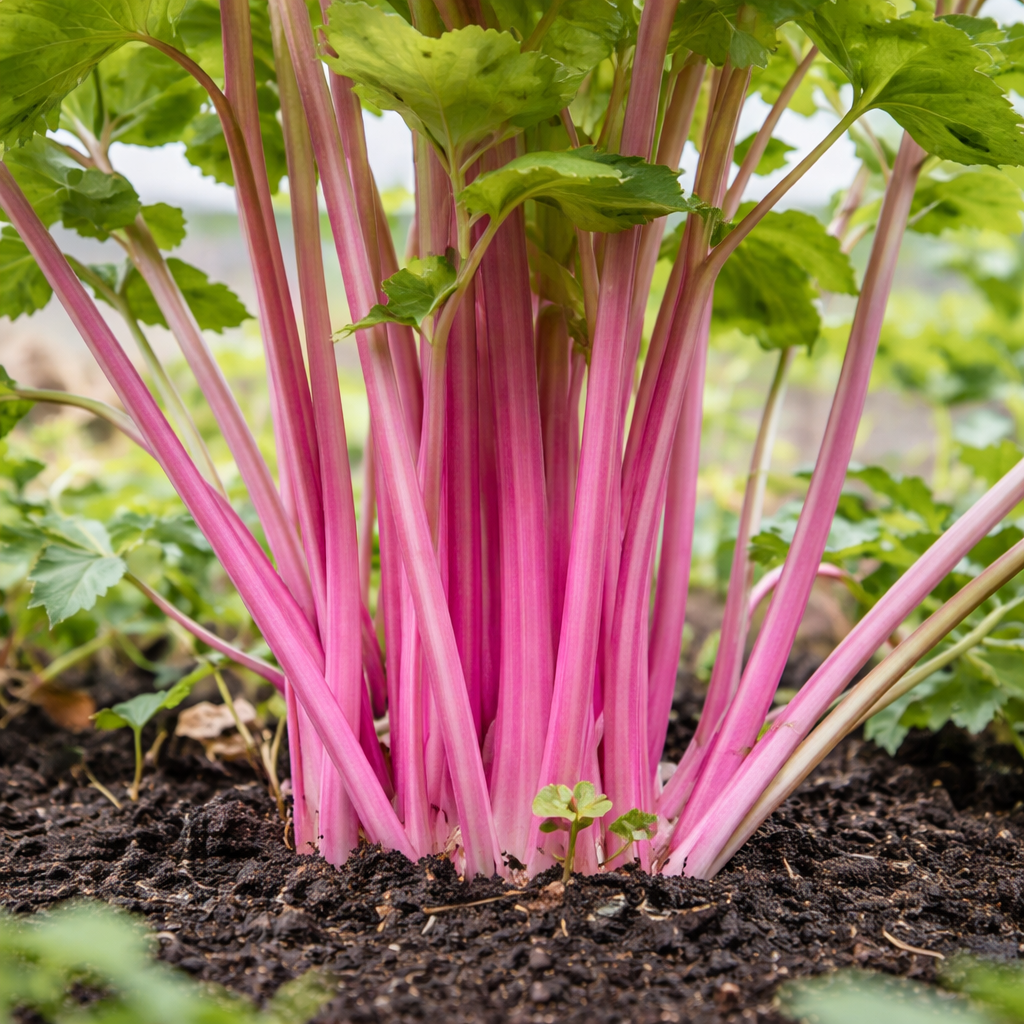 Organic 'Chinese Pink' Celery