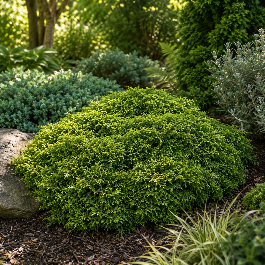 Chamaecyparis pisifera 'Tsukumo'