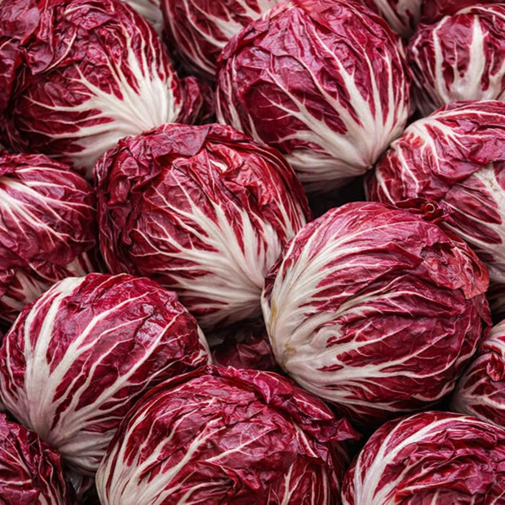 Chicorée ‘Palla Rossa’ (<em>Cichorium intybus</em>)