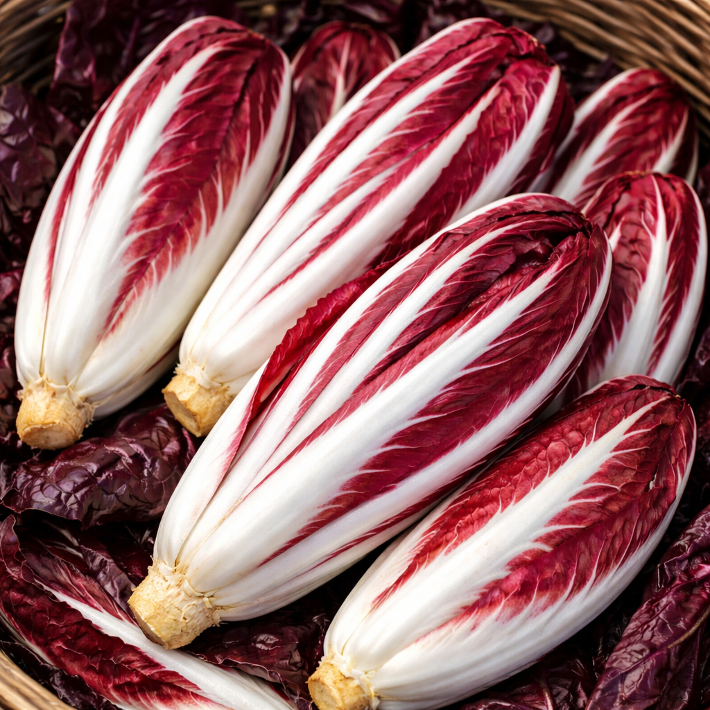 Chicorée ‘Rossa di Treviso 2’ (<em>Cichorium intybus</em>)