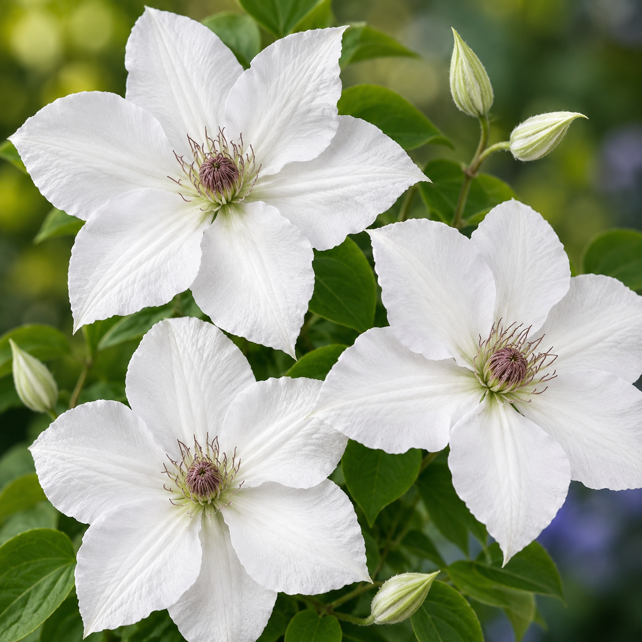 Clematis 'Guernsey Flute'