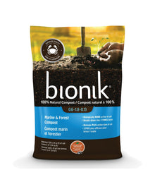 Compost marin et forestier Bionik 0.6-1.8-0.13 — photo sur fond blanc