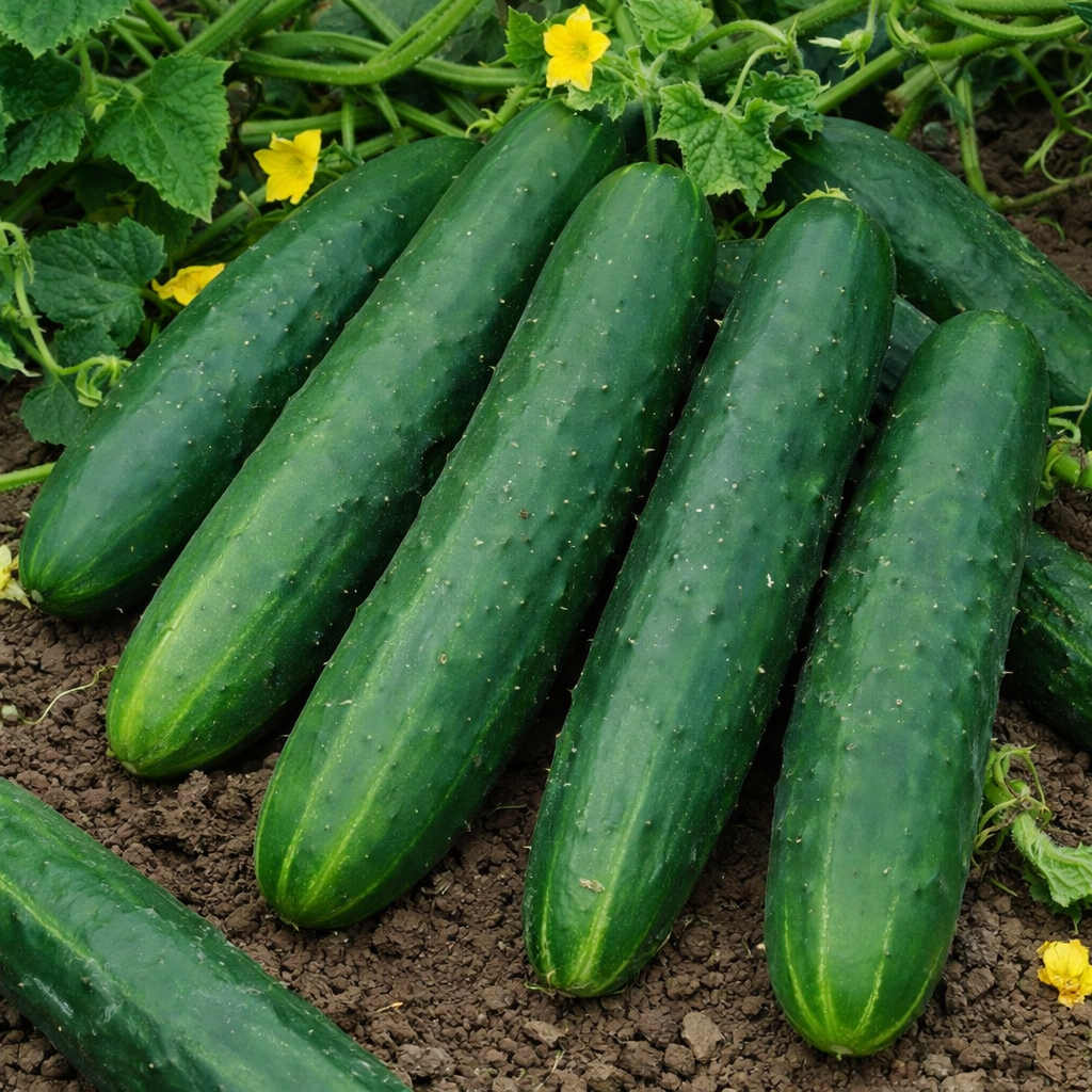 Organic Cucumber 'Marketmore 76'