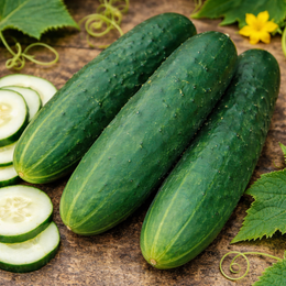 Organic 'Straight Eight' cucumber
