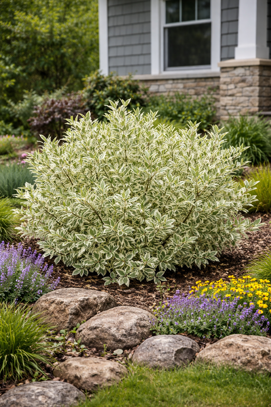 Cornus alba 'Ivory Halo'