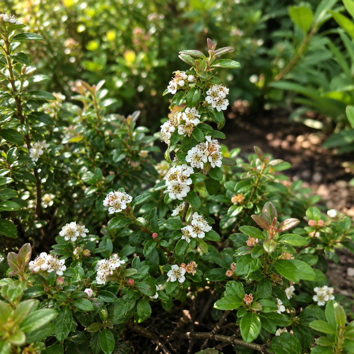 Cotoneaster × suecicus 'Emerald Sprite'