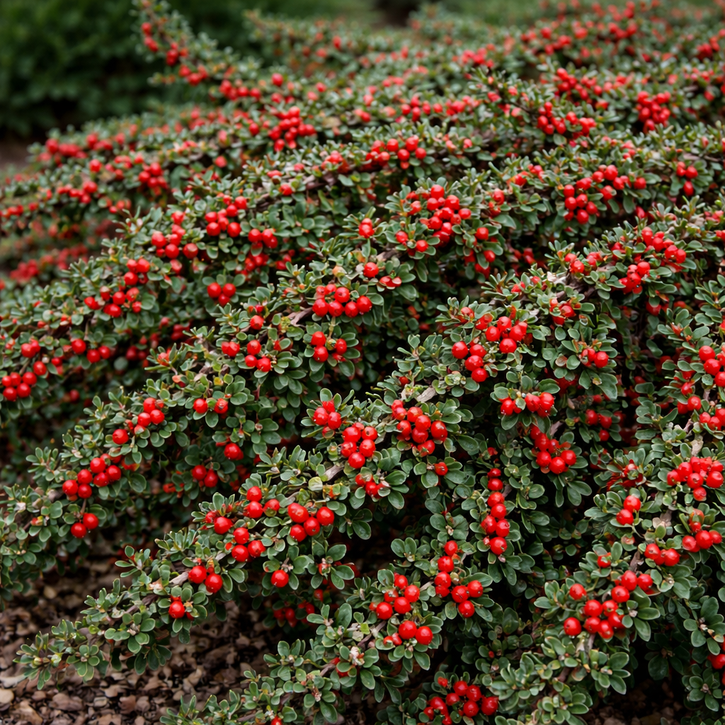 Cotonéaster horizontal ‘Hessei’ (Cotoneaster horizontalis)
