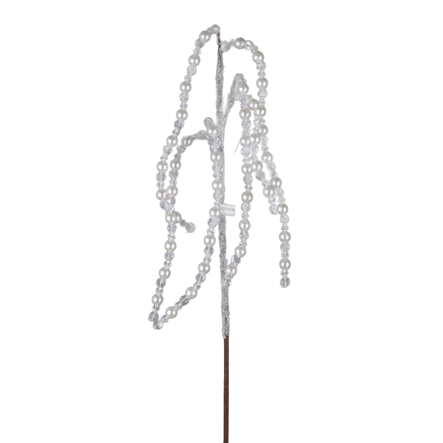 Branche suspendue perlée — produit sur fond blanc