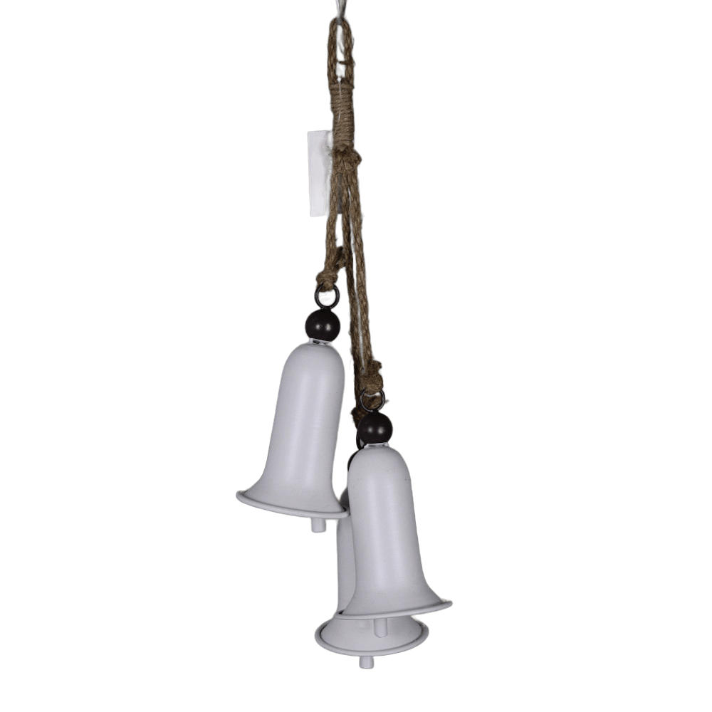 Ornement clochette suspendu – Blanc