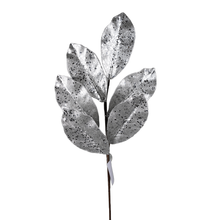 Tige de feuilles de magnolia métallisées scintillantes