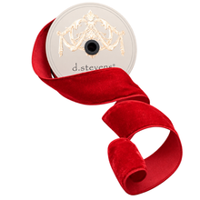 Ruban de velours Jubilee rouge