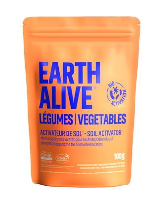 Earth Alive Légumes — photo sur fond blanc