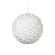 Boule Perle  Blanc  8"