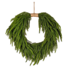 Cour. Cœur Pin  Vert  28"