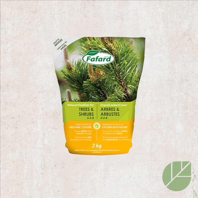 Natural Fertilizer for Trees and Shrubs 4-2-8 Fafard