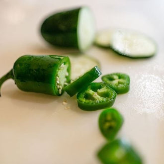 Organic 'Early Jalapeño' Hot Pepper Seeds by Gaia, product image prepared for Canadian gardeners.
