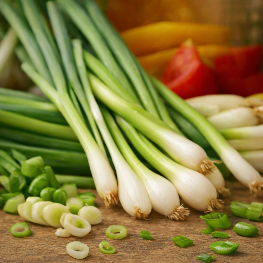 Shallot to be bundled on ribbon