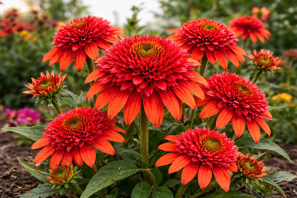 Echinacea 'Double Scoop Raspberry Deluxe'