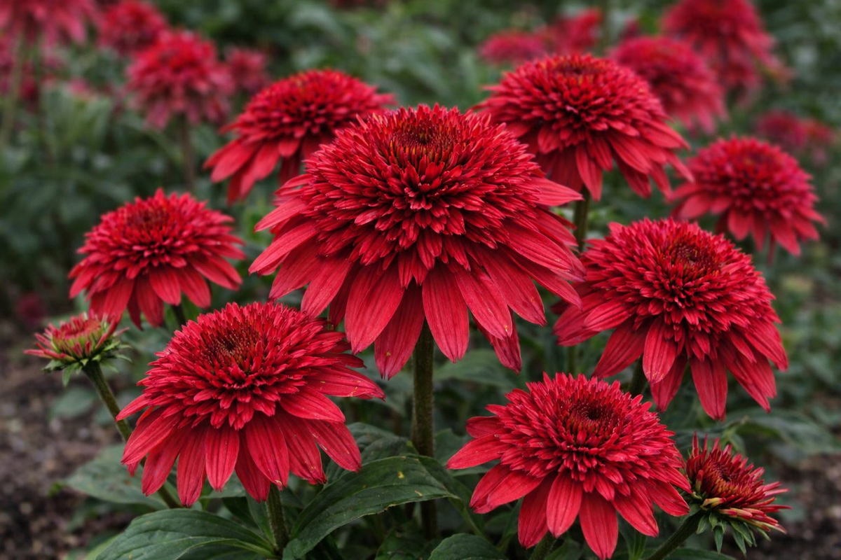 Echinacea 'Double Scoop Strawberry Deluxe'