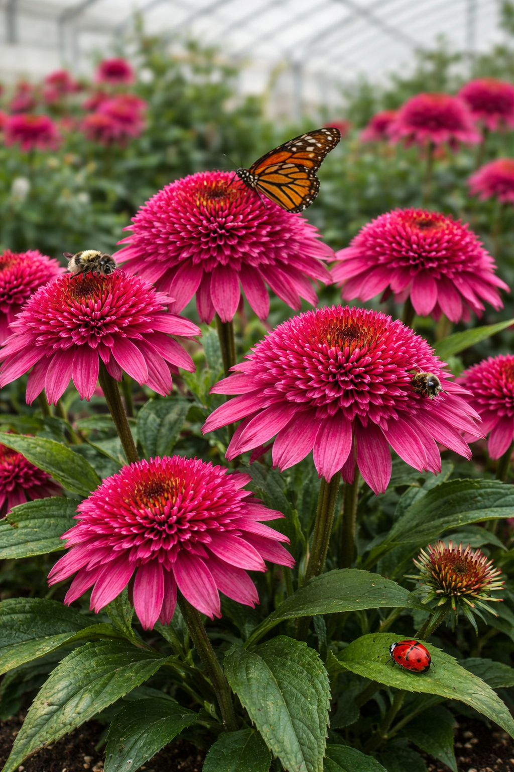 Echinacea 'Double Scoop Watermelon Deluxe'