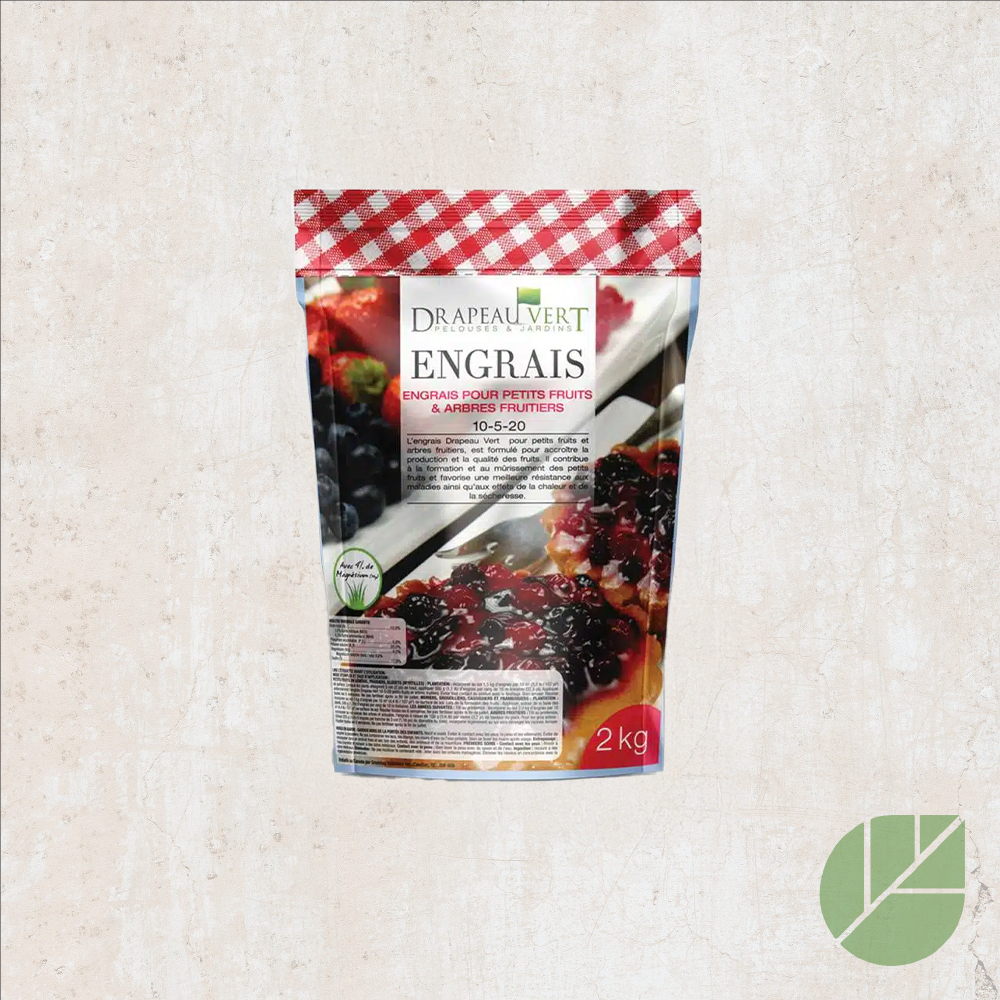 Fertilizer for fruit trees and small fruits 10-5-20