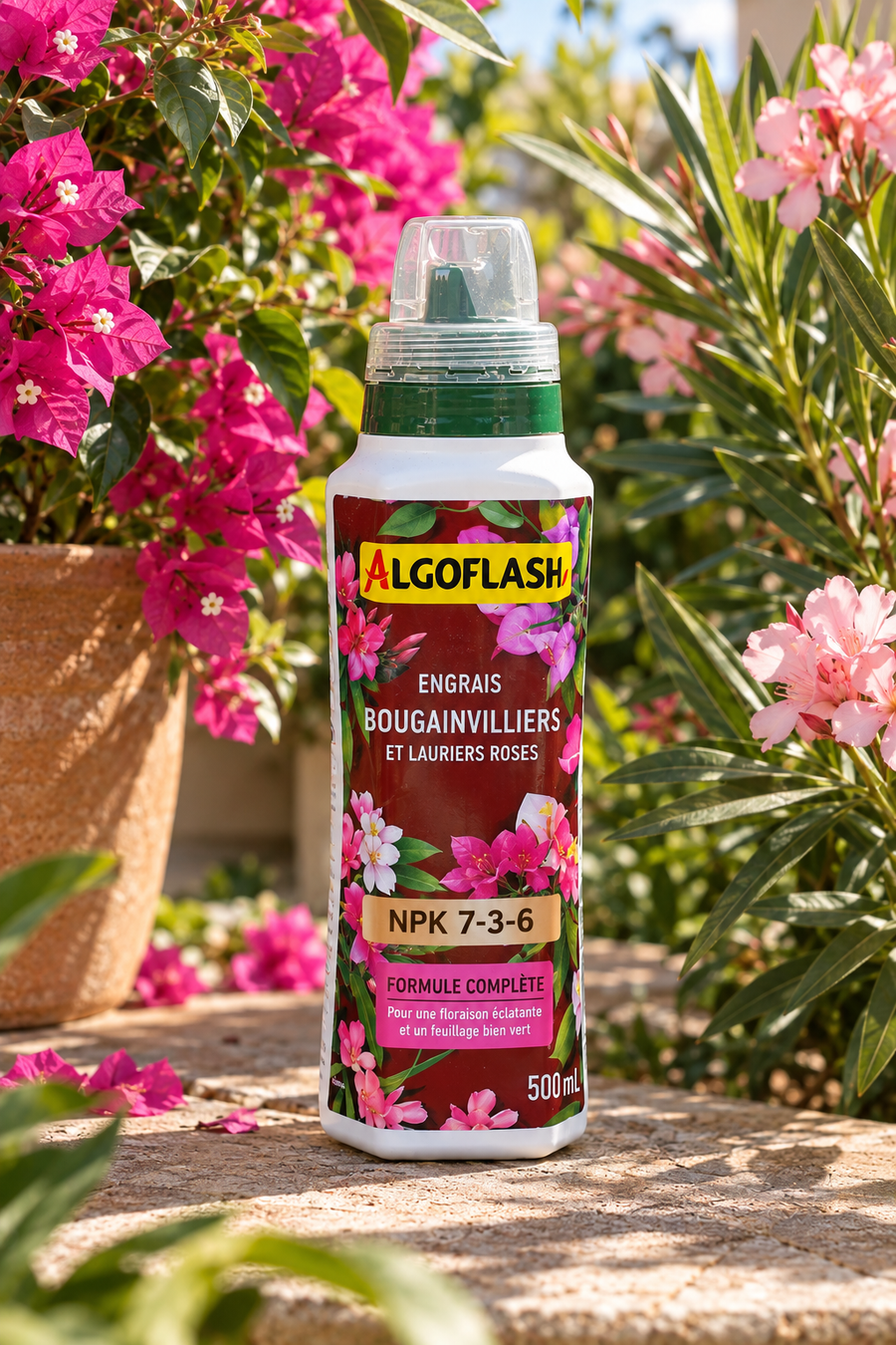 Engrais Bougainvillea et Laurier Algoflash 7-3-6