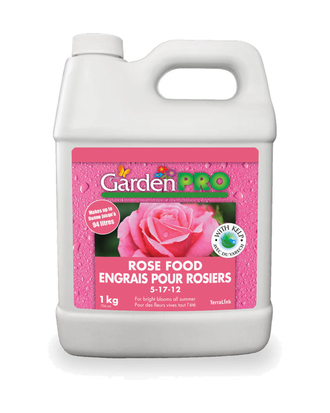 Garden Pro Engrais liquide pour rosiers 5-17-12 — photo sur fond blanc
