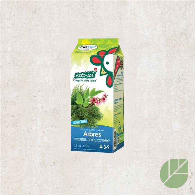 Acti-Sol 100% Natural Fertilizer – Trees, Shrubs, Hedges and Conifers 4-3-9