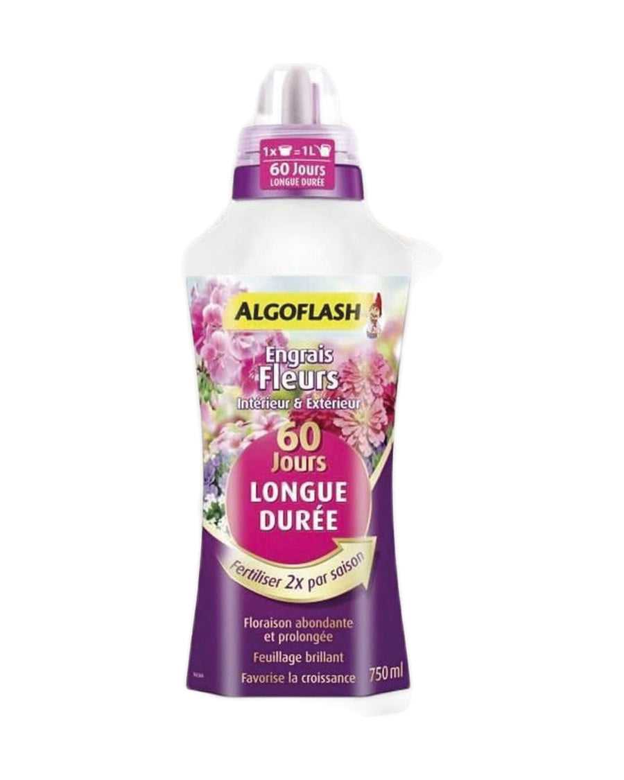 Engrais longue durée pour fleurs (60 jours) Algoflash 7-3-5 — photo sur fond blanc